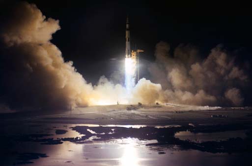 Apollo Nighttime Launch